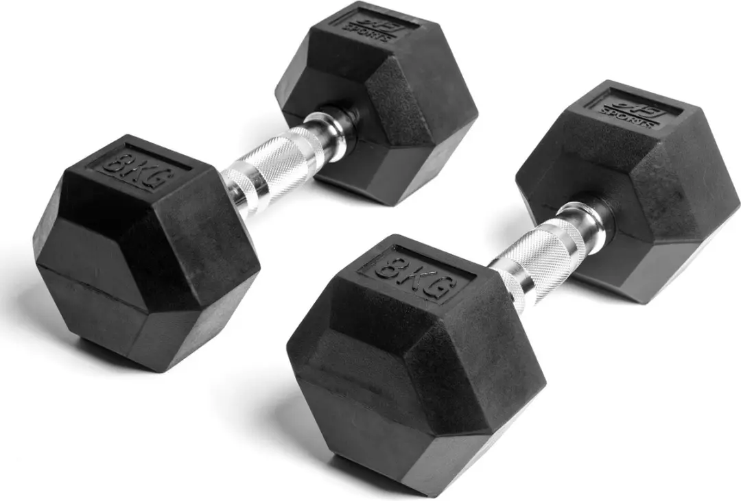 AJ-Sports Hex Dumbells 8kg
