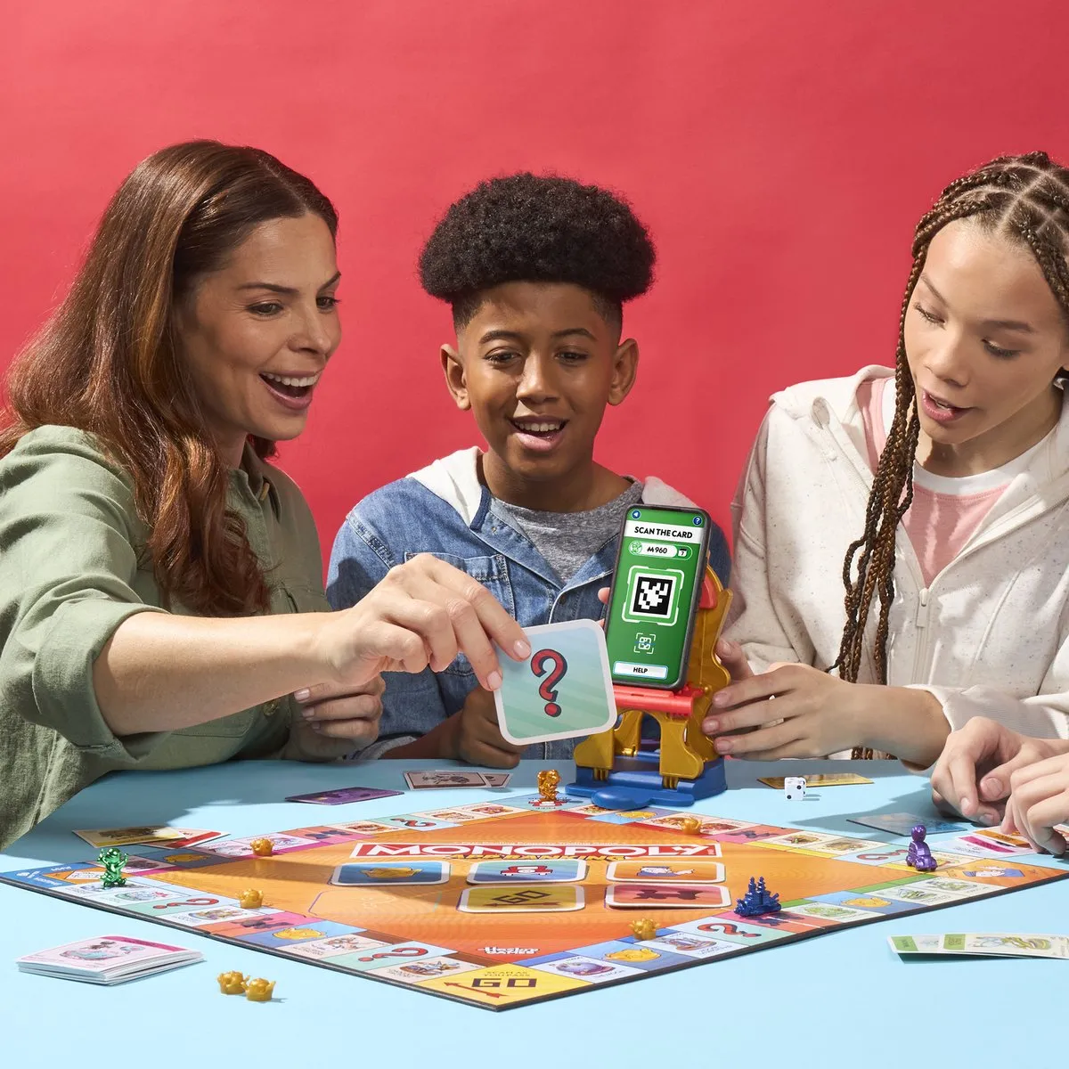 Monopoly Mobiel Bankieren Gezelschapsspel G1424 - 2-6 Spelers