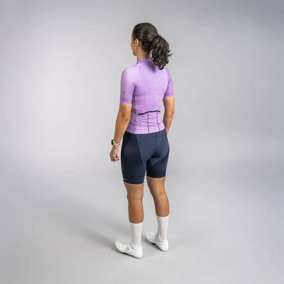 Bioracer Epic Dames Wielershirt Cloudy Pink - Maat S