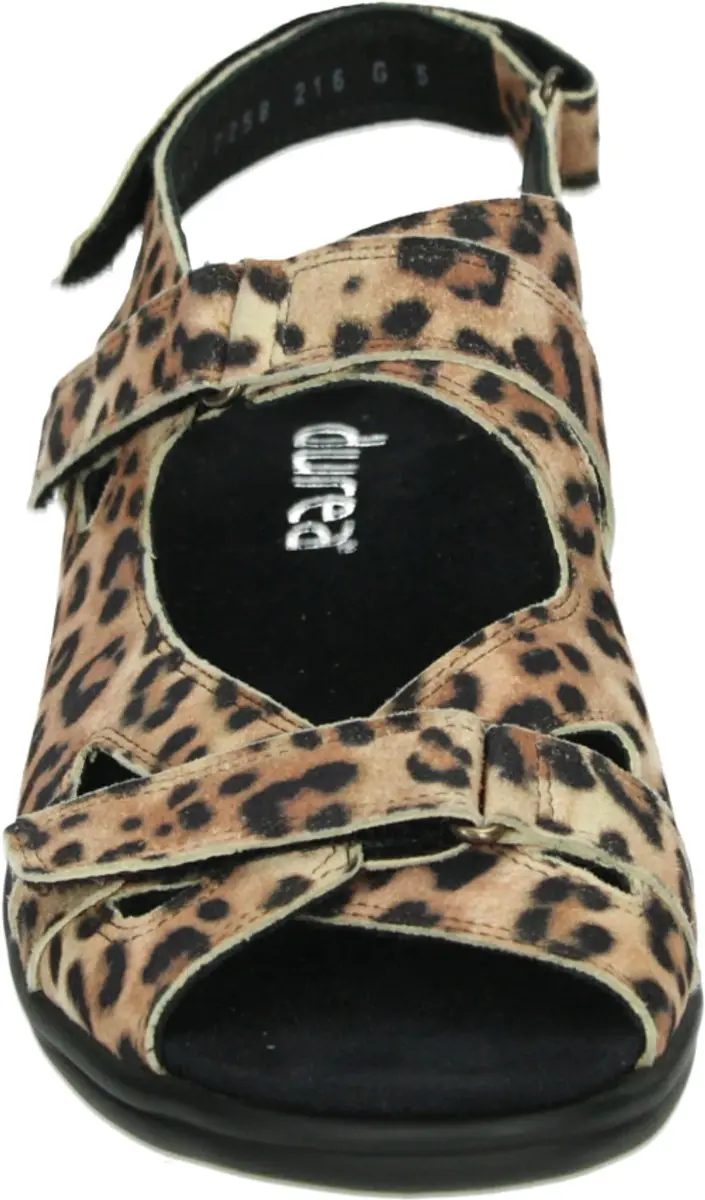 Durea 7258 G Platte Sandalen - Bruin - afbeelding 6 van 6