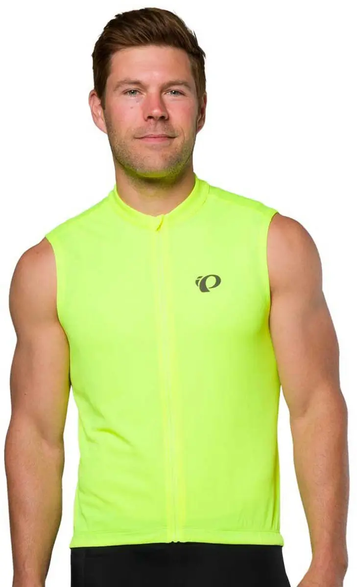 Pearl Izumi Quest Mouwloos Fietstrui Geel M Man