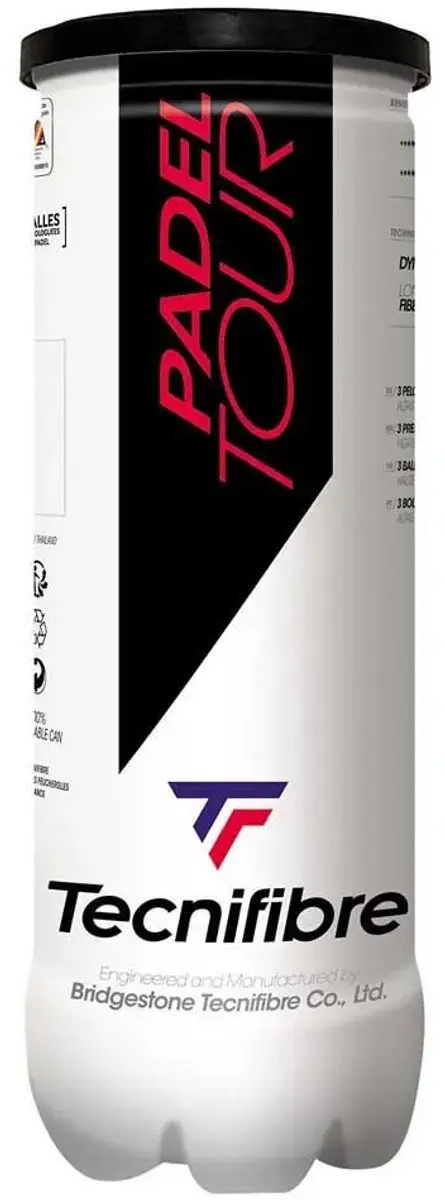 Tecnifibre Team Padelballen 3 Stuks - Geel