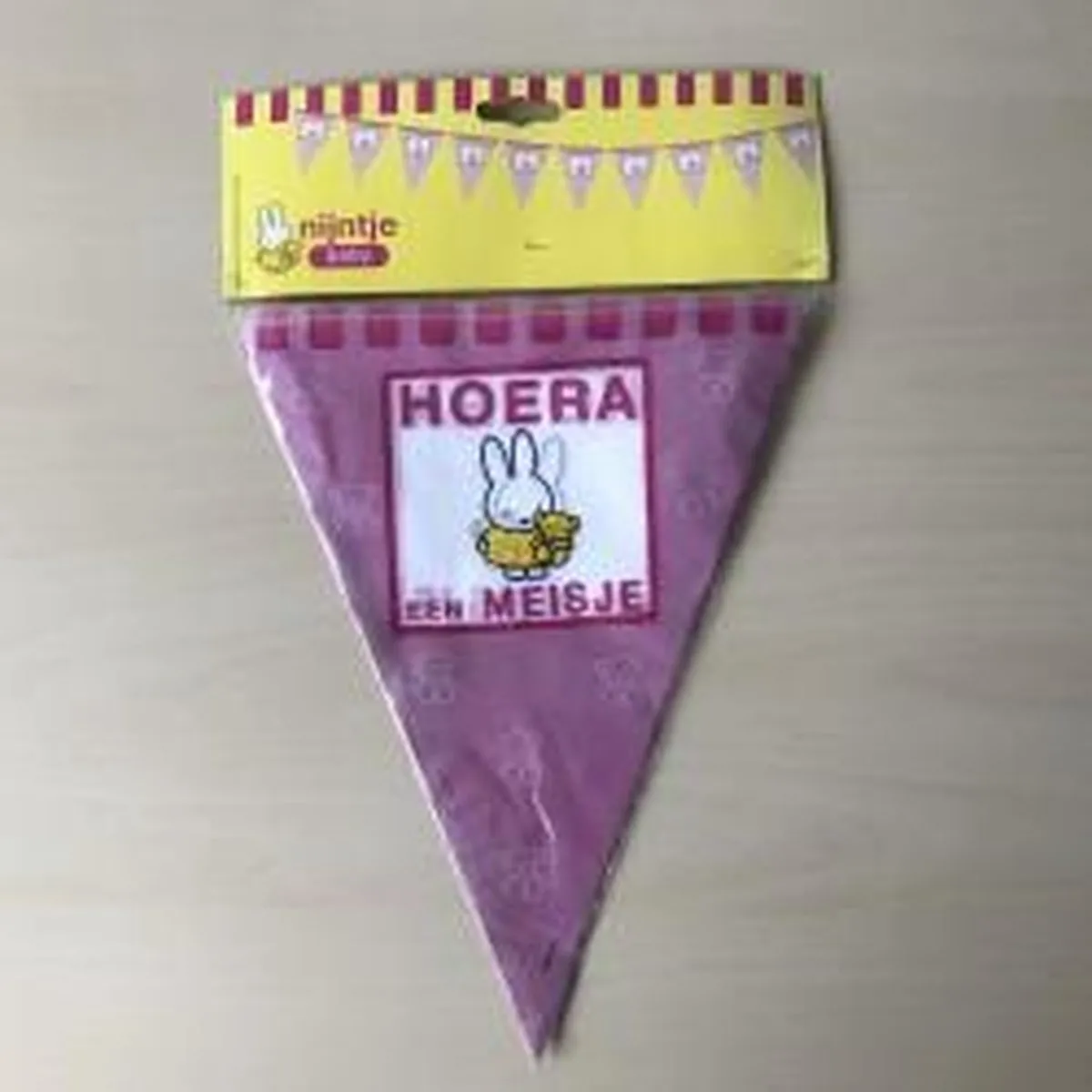 Nijntje Geboorte Vlaggenlijn - Roze