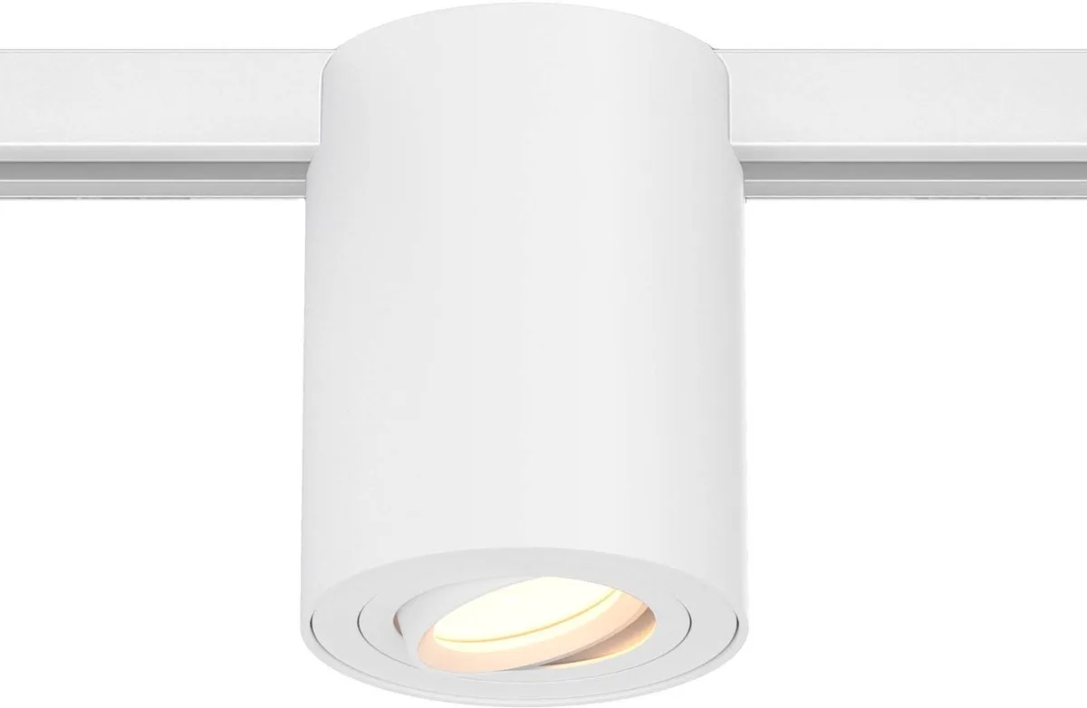Ledvion 2m LED Railverlichting Set - 6 Spots GU10 - Wit