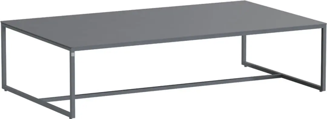 4 Seasons Outdoor Valetta Koffietafel 120cm - Antraciet - afbeelding 3 van 6