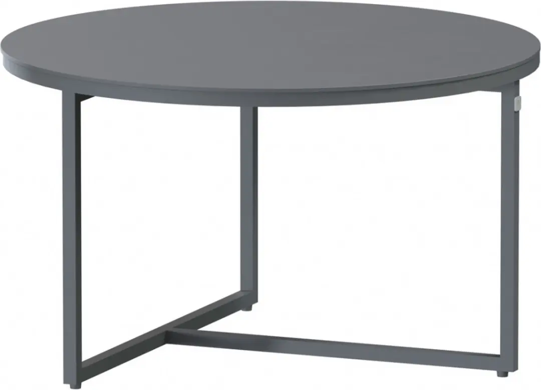 4 Seasons Outdoor Valetta Koffietafel 120cm - Antraciet - afbeelding 4 van 6