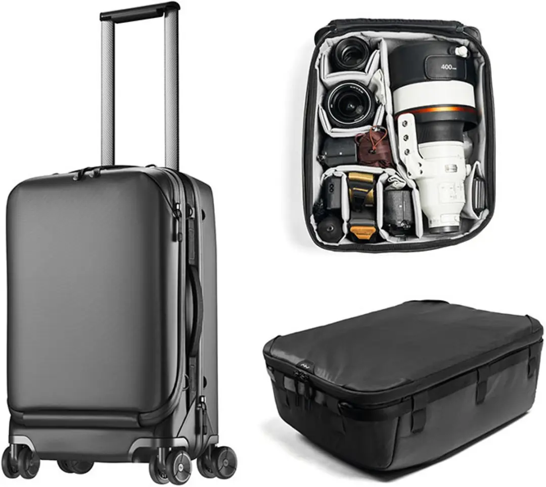 PEAK DESIGN Pro Creator Bundle Roller Pro Koffer Schwarz + Camera Cube XL