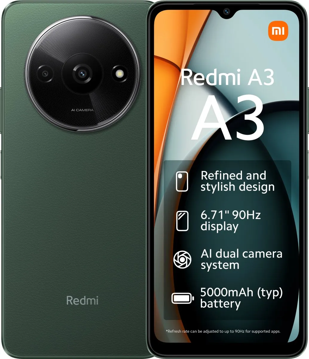 Xiaomi Redmi A3 128GB - Forest Groen
