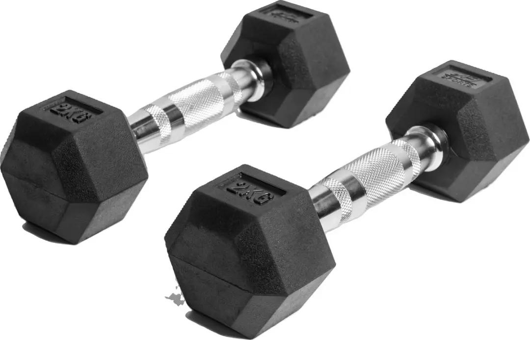 AJ-Sports Hex Dumbells 2kg