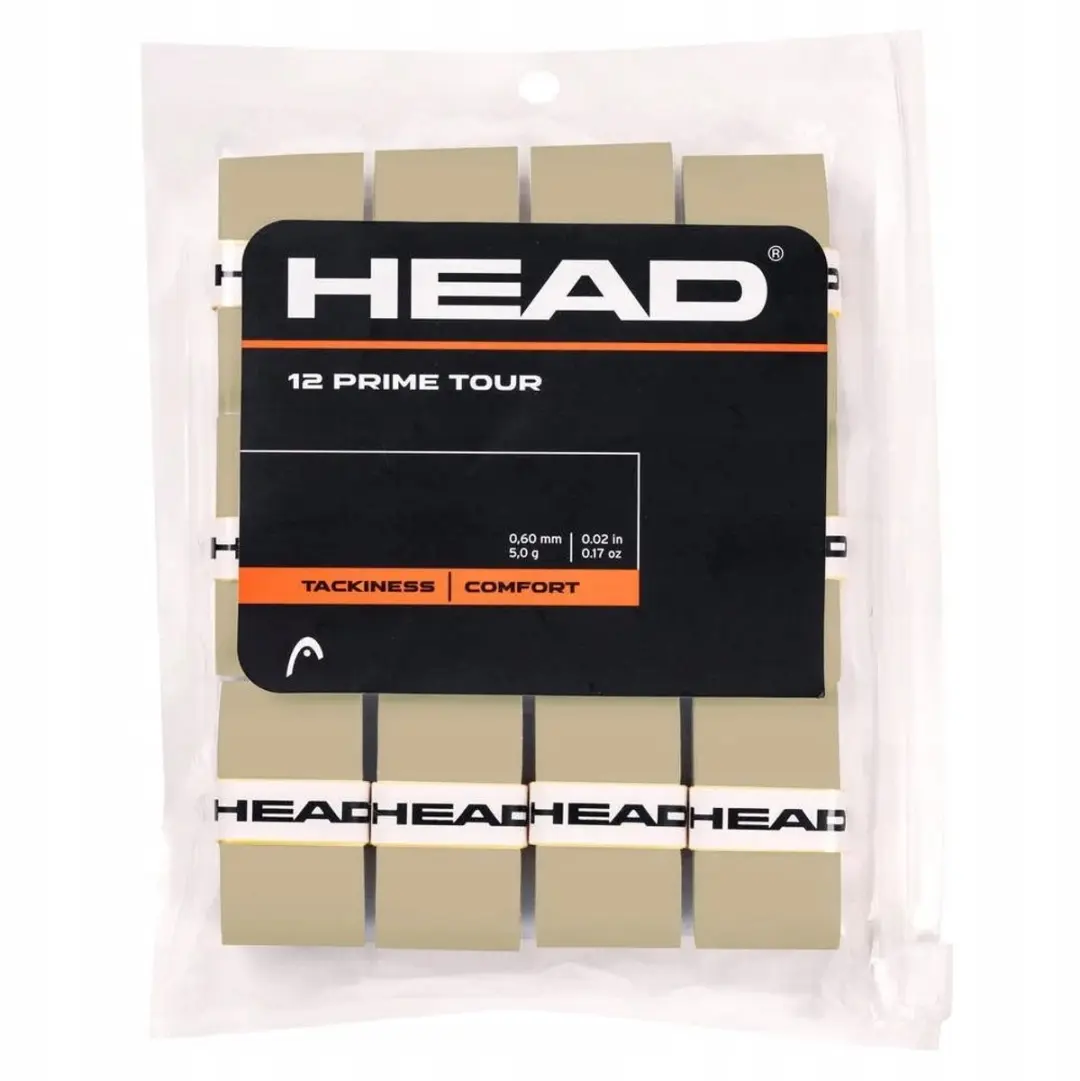 Head Prime Tour Overgrip Grijs - 12 Stuks