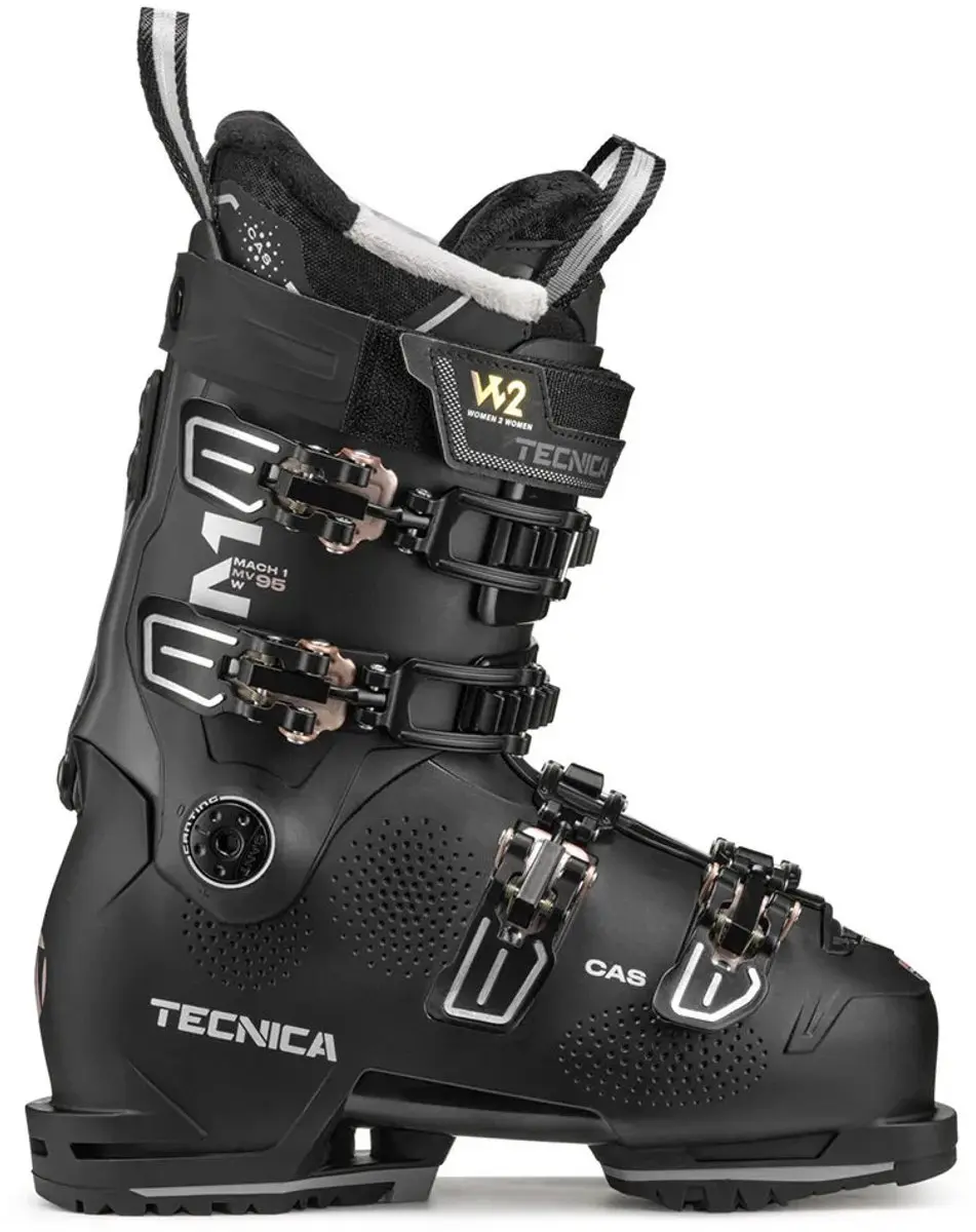 Tecnica Mach1 Mv 95 W Td Gw Alpineskischoenen Voor Dames Zwart 26.0 Vrouw
