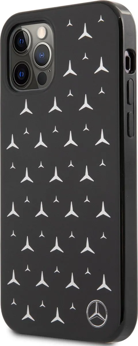 Mercedes-Benz Backcase Hoesje iPhone 12 Pro Max - Effen Zwart