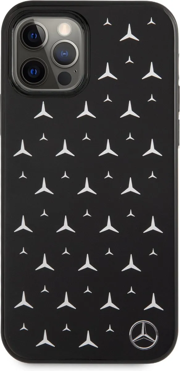 Mercedes-Benz Backcase Hoesje iPhone 12 Pro Max - Effen Zwart