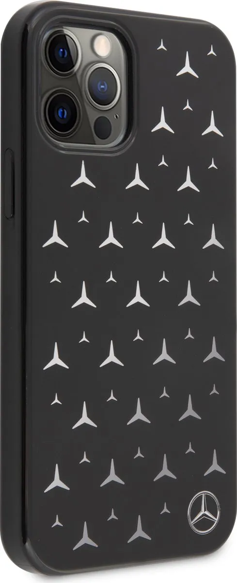 Mercedes-Benz Backcase Hoesje iPhone 12 Pro Max - Effen Zwart