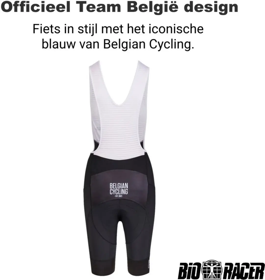 Bioracer Team België 2023 Icon Fietsbroek Dames - L