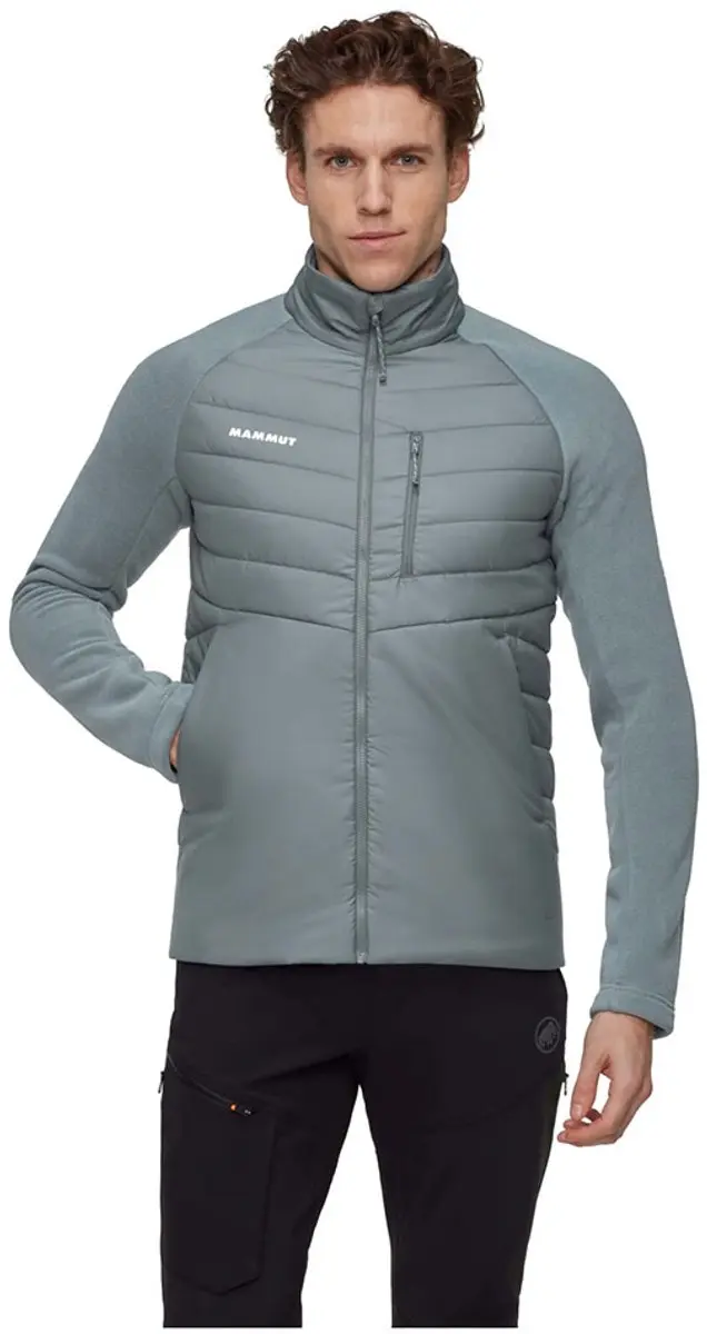 Mammut Innominata Hybrid Fleece Met Volledige Rits Grijs L Man