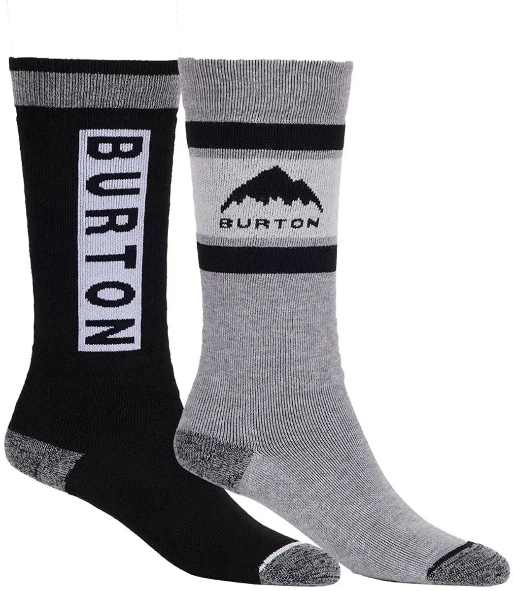 Burton Weekend Midweight Sokken 2 Paren Zwart,Grijs EU 30-32 Jongens,Meisjes