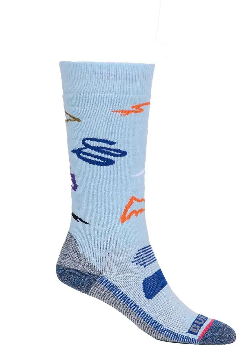 Burton Performance Midweight Sokken Blauw EU 27-29 Kinderen