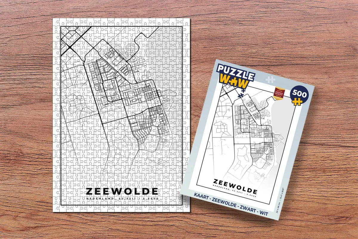 PuzzleWow Zeewolde Legpuzzel 500 Stuks - Multicolor