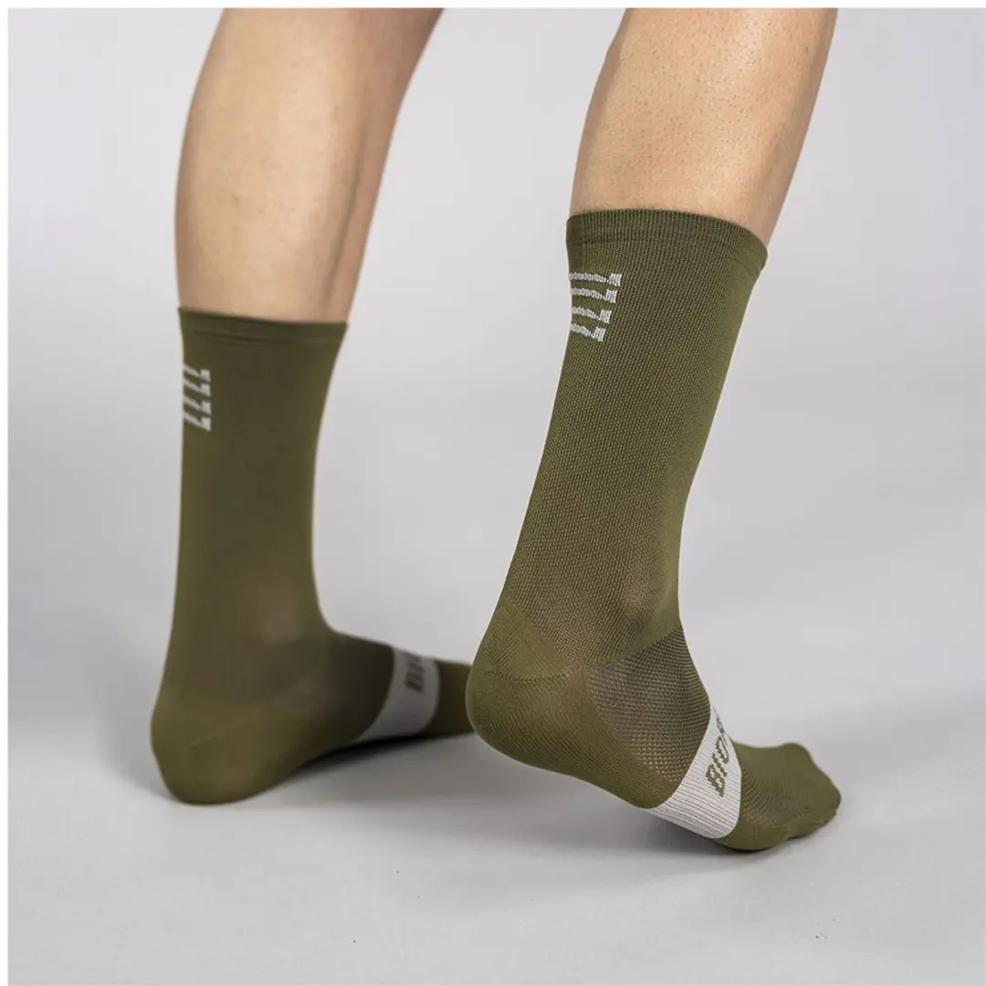Bioracer Classic Knitted Sokken Groen EU 42-44 Man,Vrouw