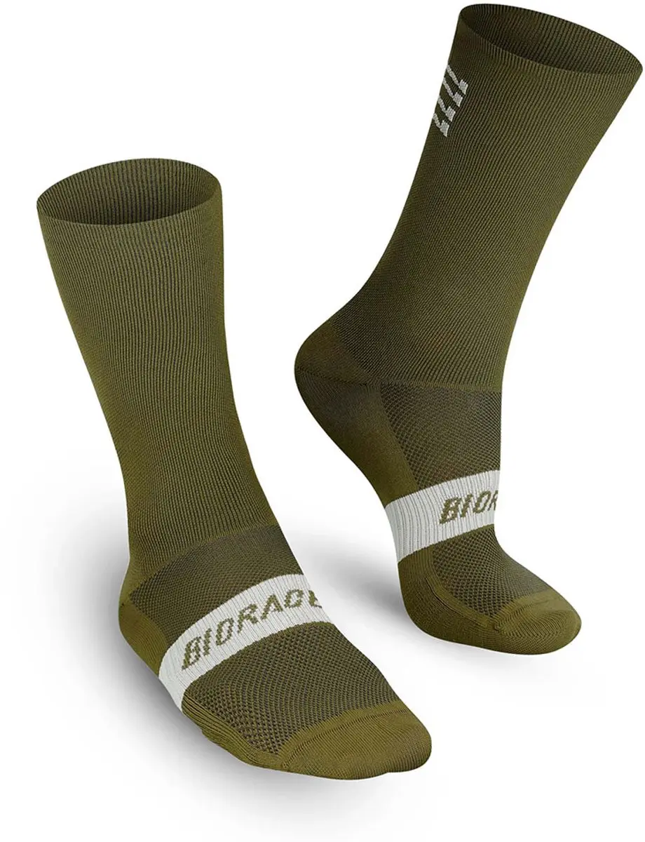 Bioracer Classic Knitted Sokken Groen EU 42-44 Man,Vrouw