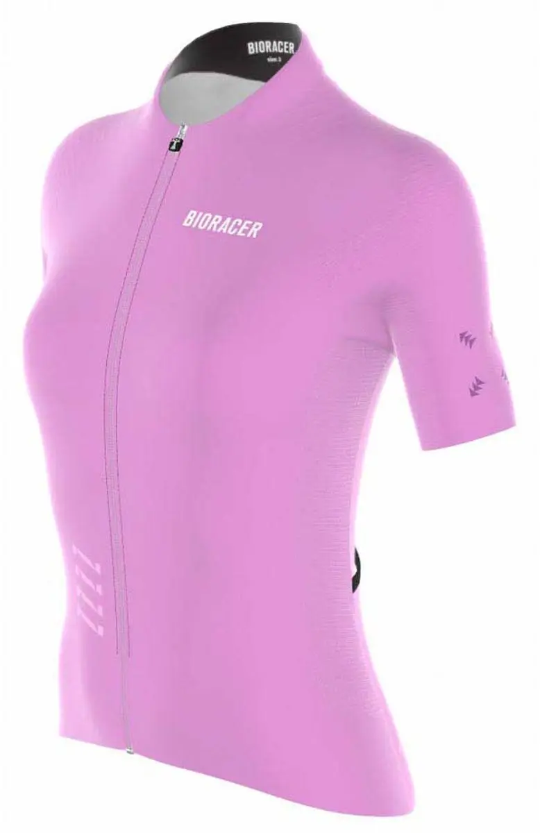 Bioracer Epic Dames Wielershirt Cloudy Pink - Maat M