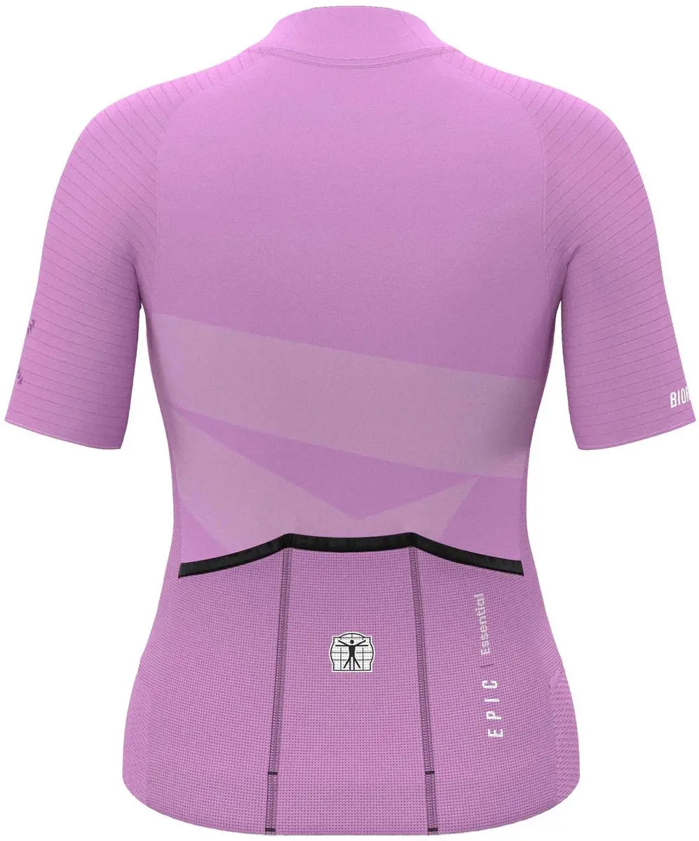 Bioracer Epic Dames Wielershirt Cloudy Pink - Maat M