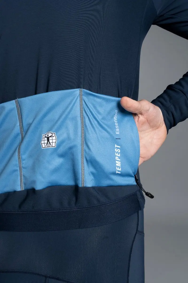Bioracer Tempest Wielervest Heren - Misty Nautica - Winddicht & Thermisch S - afbeelding 3 van 6