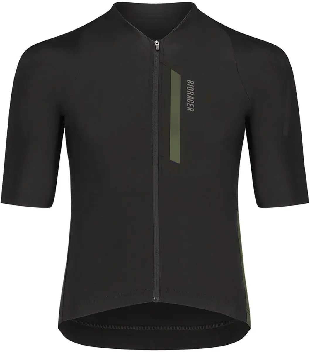 Bioracer Icon Gravel Korte Mouw Wielertrui Zwart S Man