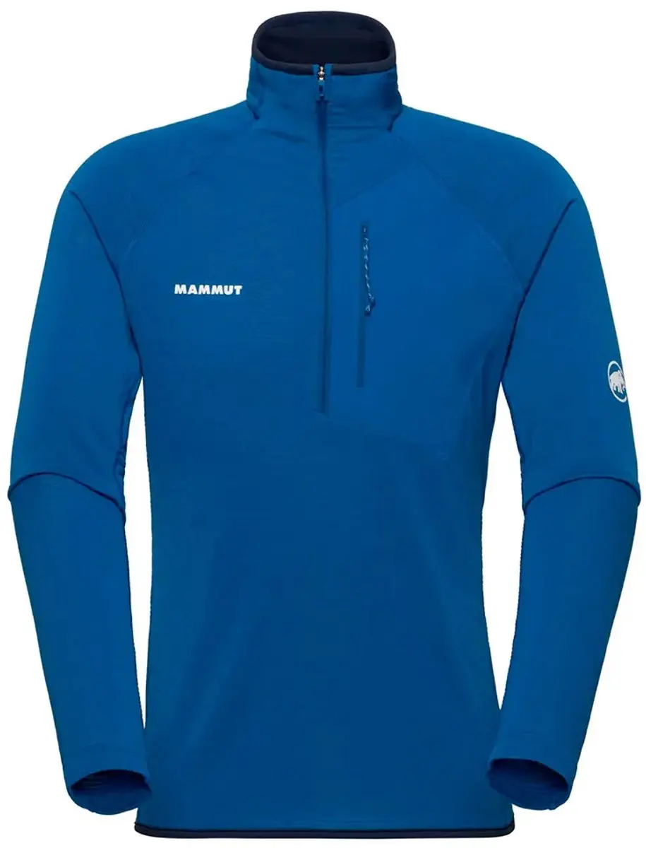 Mammut Aenergy Light Fleece Met Halve Rits Blauw M Man