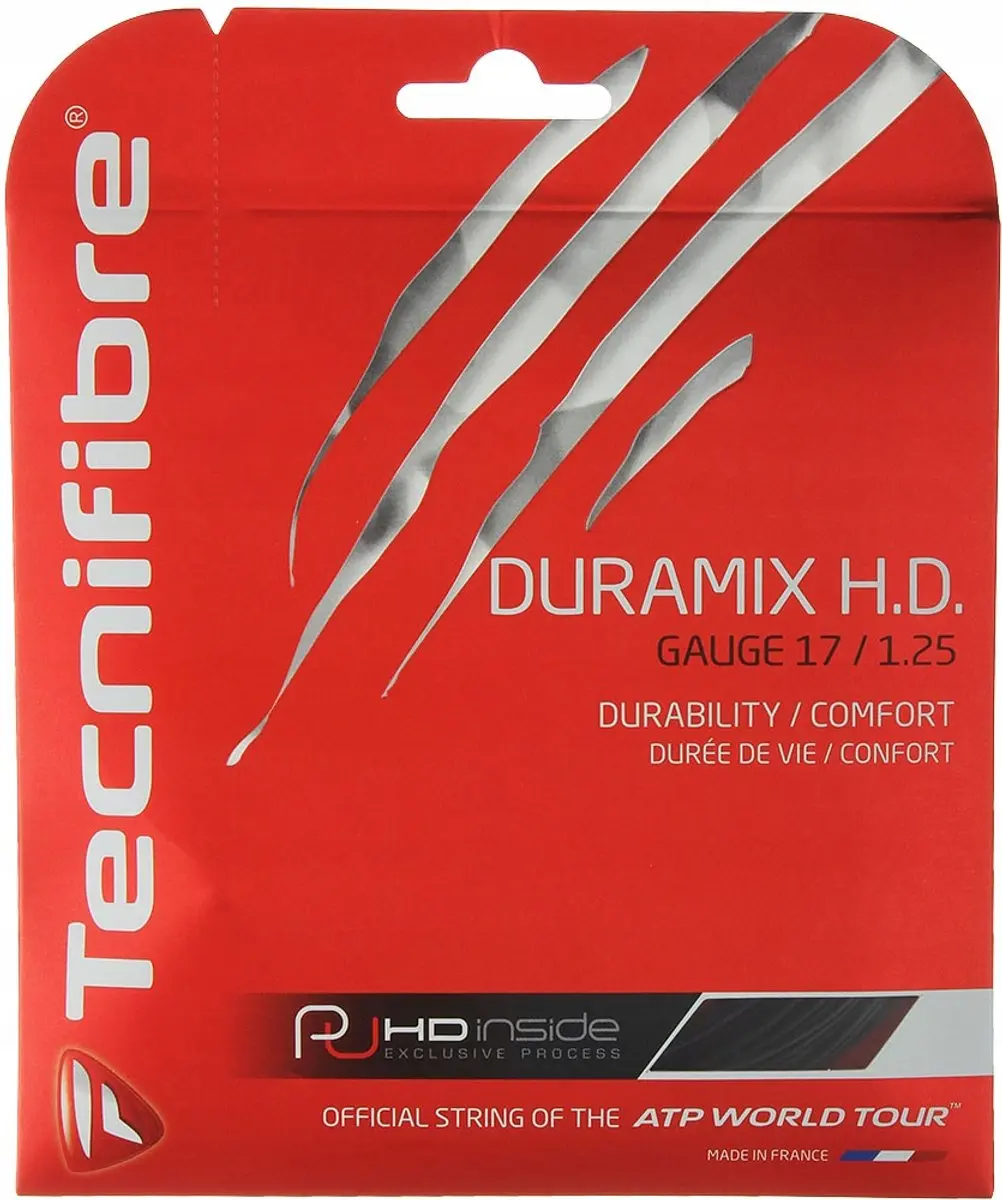 Tecnifibre Duramix HD Tennissnaar Zwart 12m 1,25mm