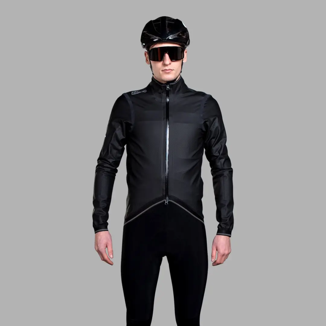 Bioracer Kaaiman Regenjas Heren - Zwart - Waterdicht XXS