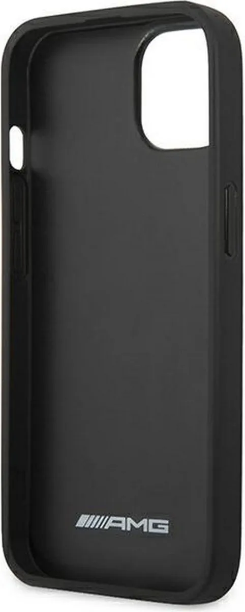 Mercedes-Benz AMG Leather Back Case - iPhone 14 Plus - Zwart