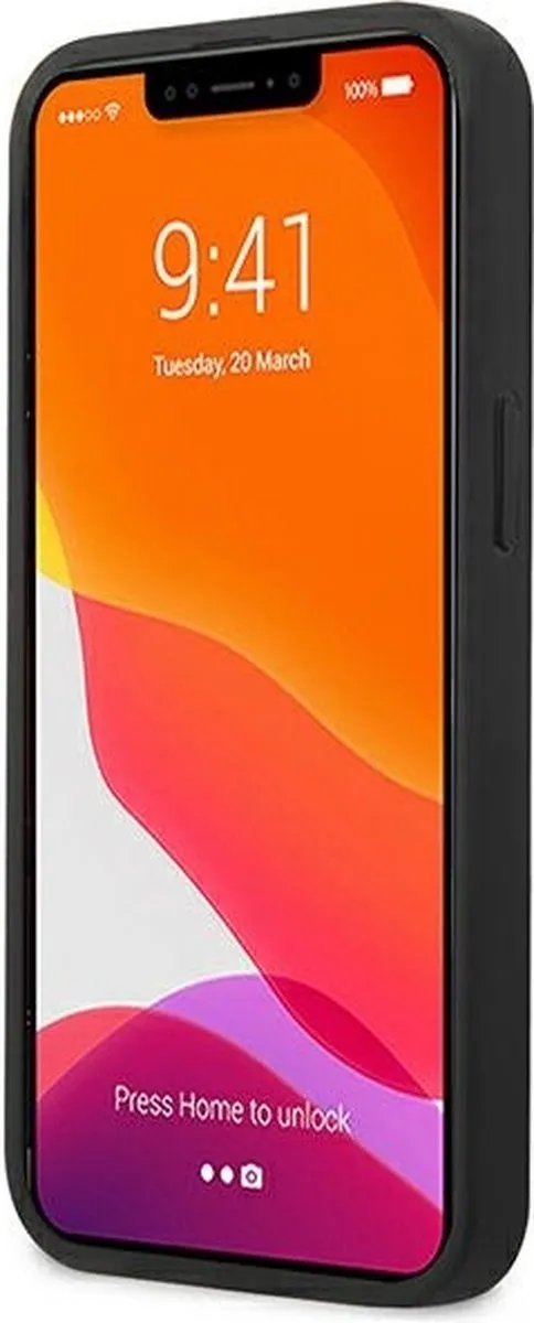 Mercedes-Benz AMG Leather Back Case - iPhone 14 Plus - Zwart - afbeelding 6 van 6