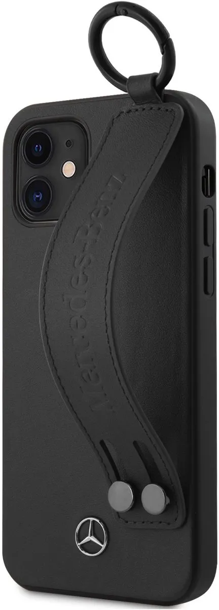 Mercedes-Benz iPhone 12 Mini Hoesje - Effen Zwart