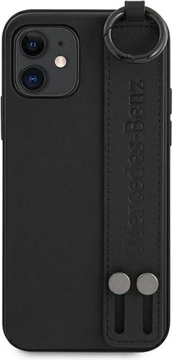 Mercedes-Benz iPhone 12 Mini Hoesje - Effen Zwart