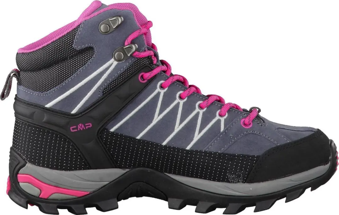 Cmp Wandelschoenen Rigel Mid Dames Suède Grijs/roze Maat 37