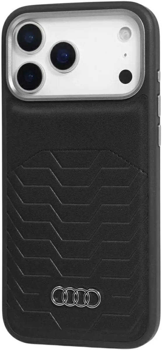 Audi Case GT Synthetisch Leder iPhone 17 Pro Max - Zwart - afbeelding 6 van 6