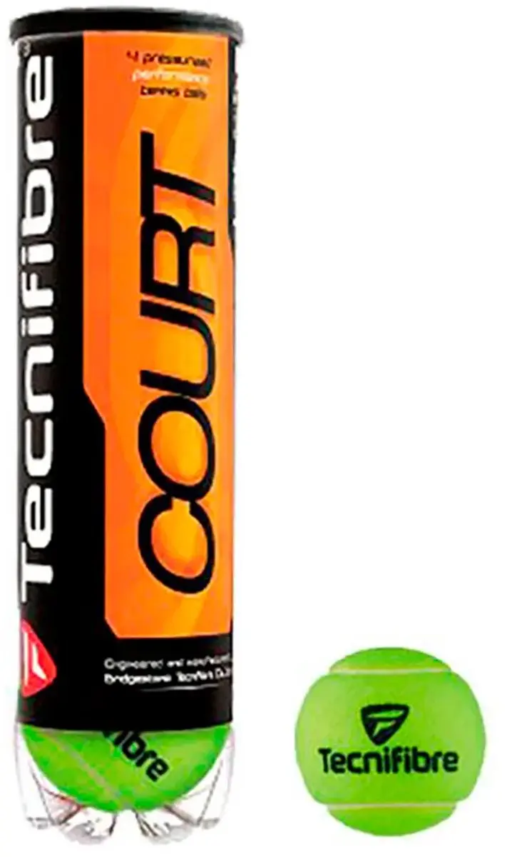 Tecnifibre Court Tennisballen Doos Transparant 36 x 3 Balls