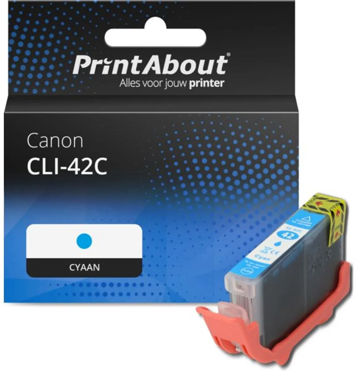 PrintAbout CLI-42C Inktcartridge Cyaan - 14.5ml - o.a. Canon PIXMA