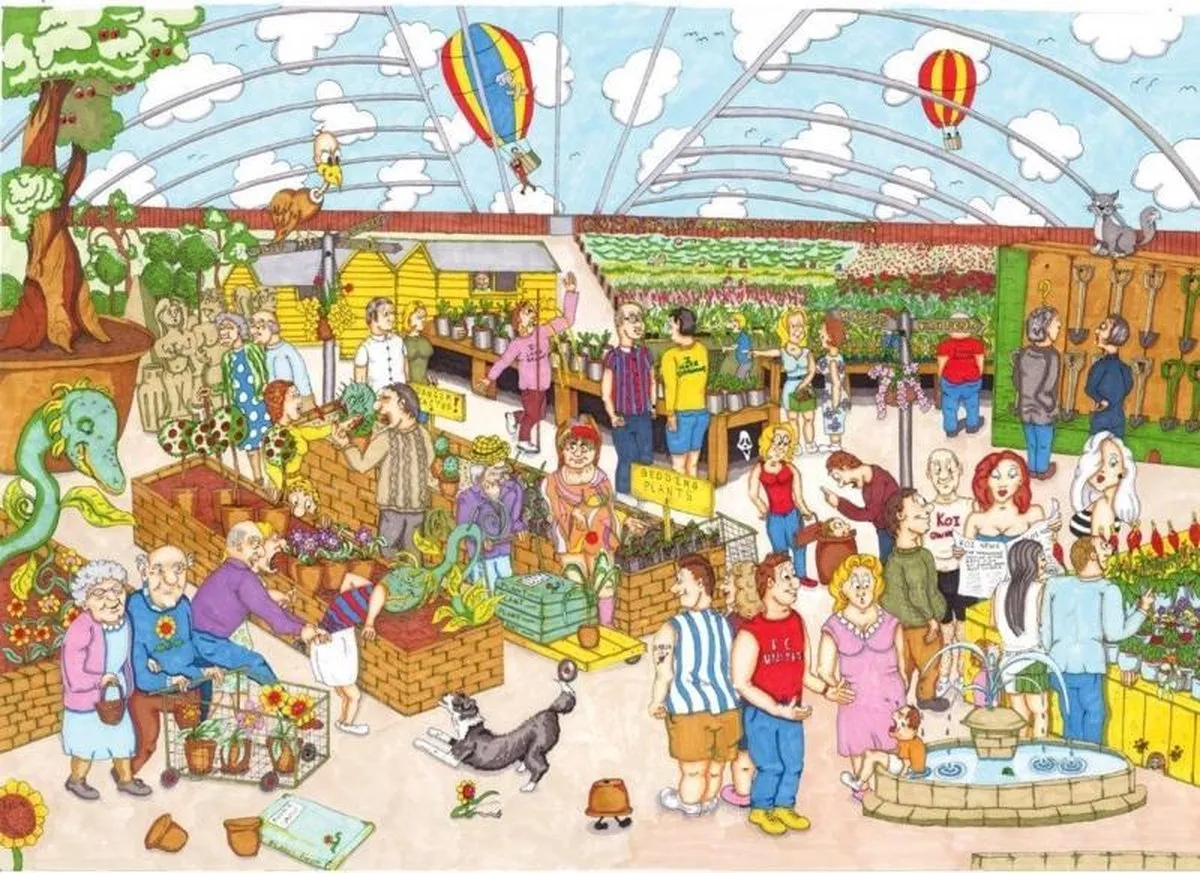 House Of Puzzles Garden Follies 1000 Stuks