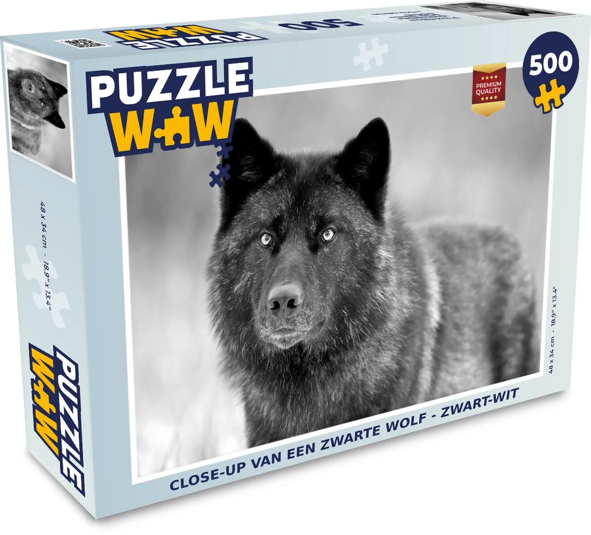 PuzzleWow Close Up 500 Stuks Legpuzzel - Multicolor