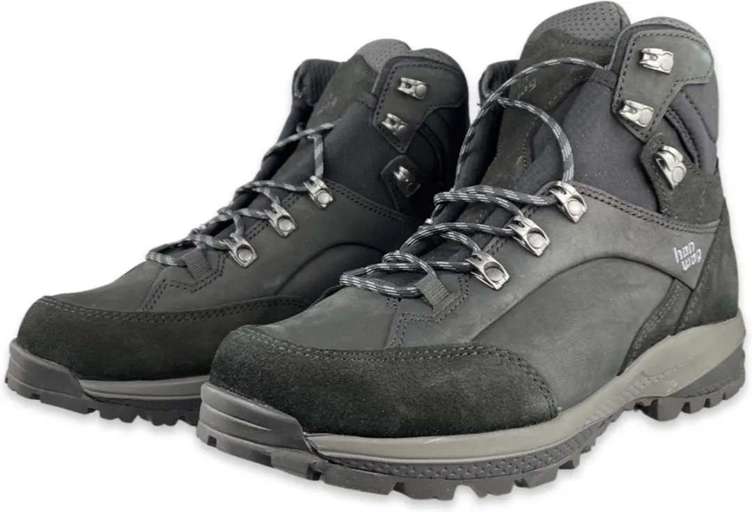 Hanwag Banks Wandelschoenen 46.5 - Zwart/donkergrijs