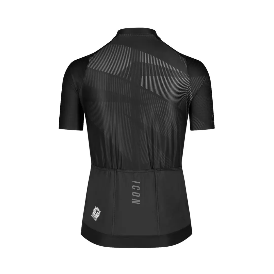 Bioracer Icon Fietsshirt Dames - Korte mouw - Maat L - Zwart