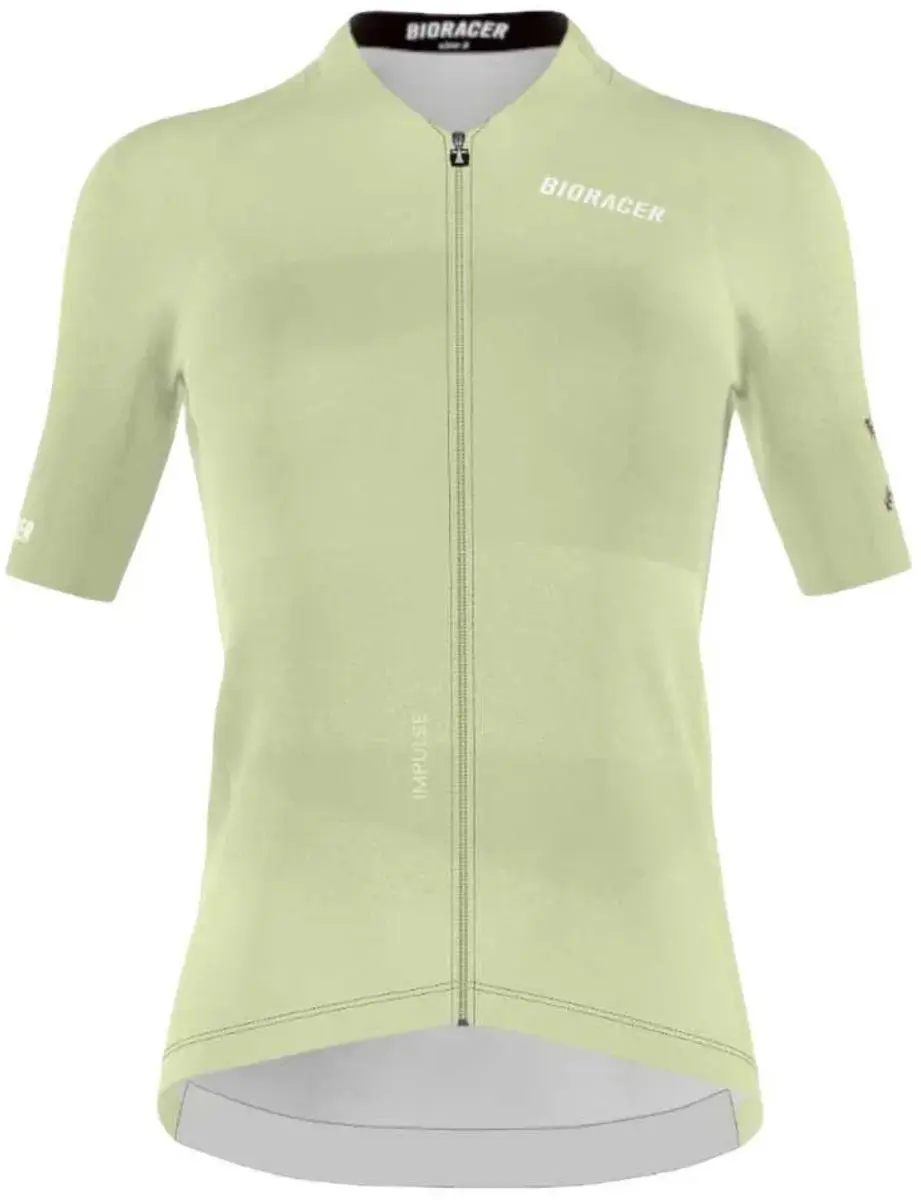 Bioracer Icon Impulse Korte Mouw Wielertrui Groen M Vrouw
