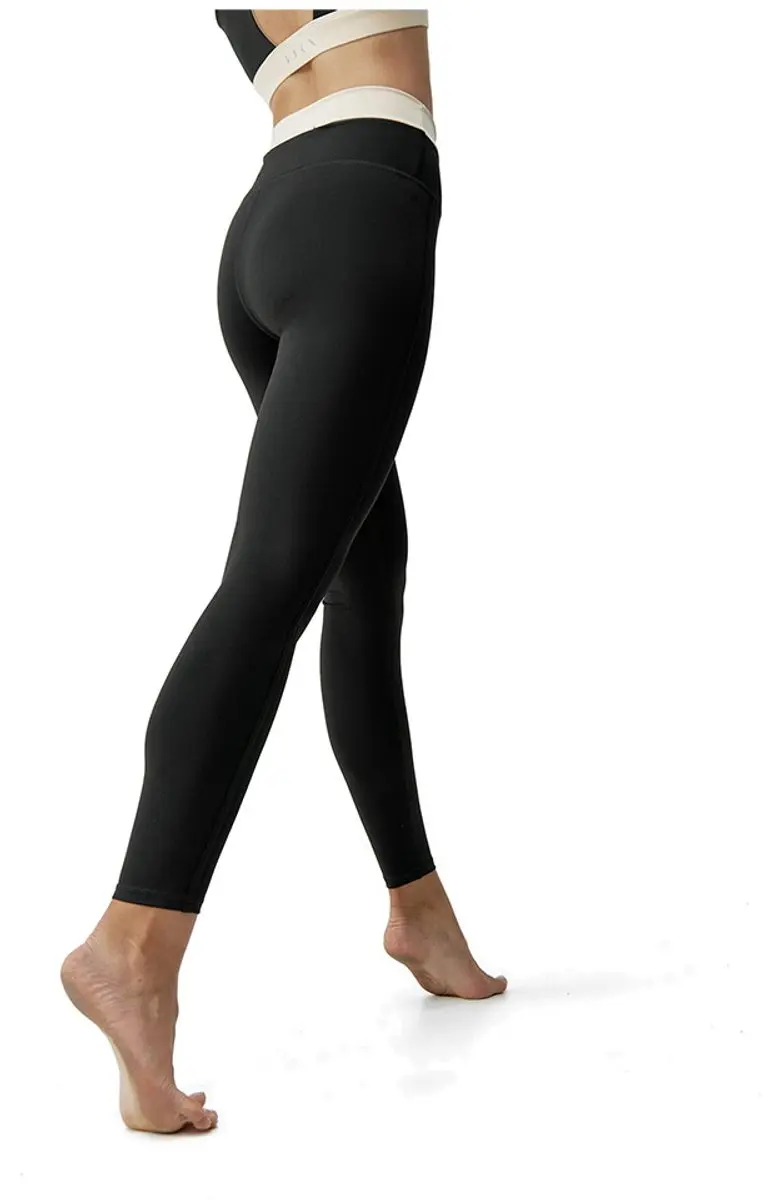 Born Living Yoga Fiorella Leggings - Hoge taille - Zwart - L