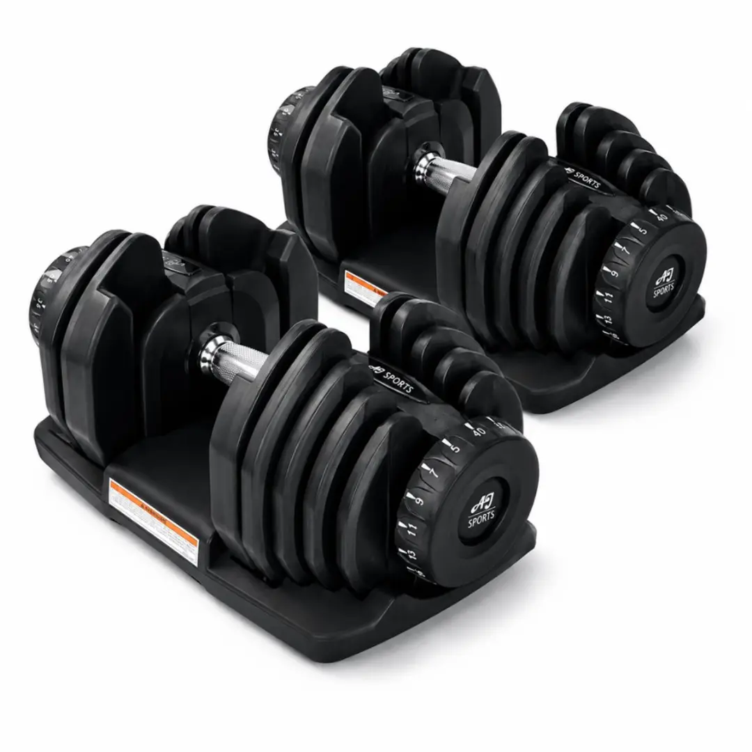 AJ-Sports Verstelbare dumbell set 2 x 40kg