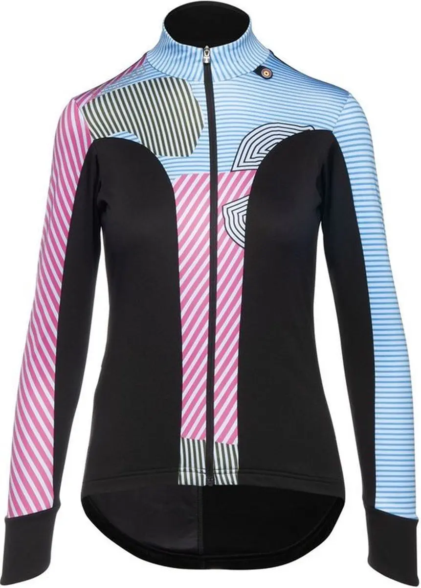 Bioracer Woman Tempest Light Jacket Subli Kontur Pink/Blue Maat S