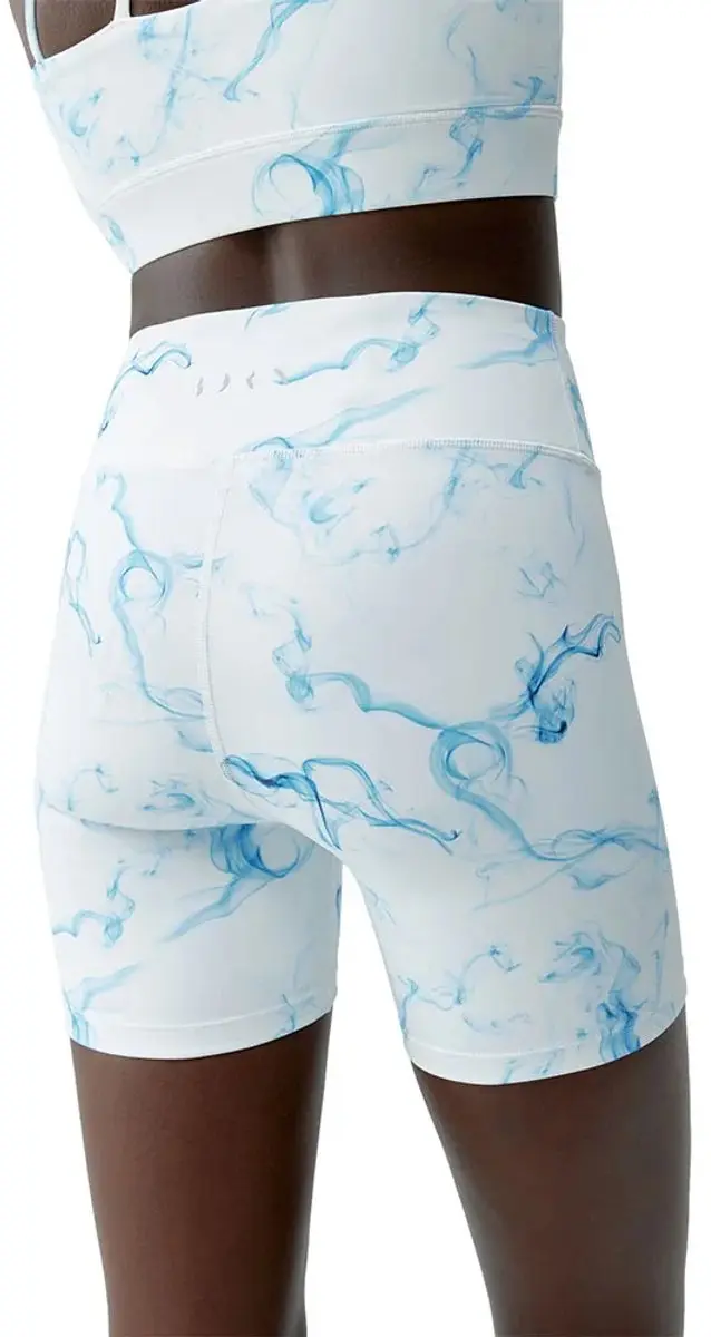 Born Living Yoga Helio Korte Leggings - L - Celadon Blue
