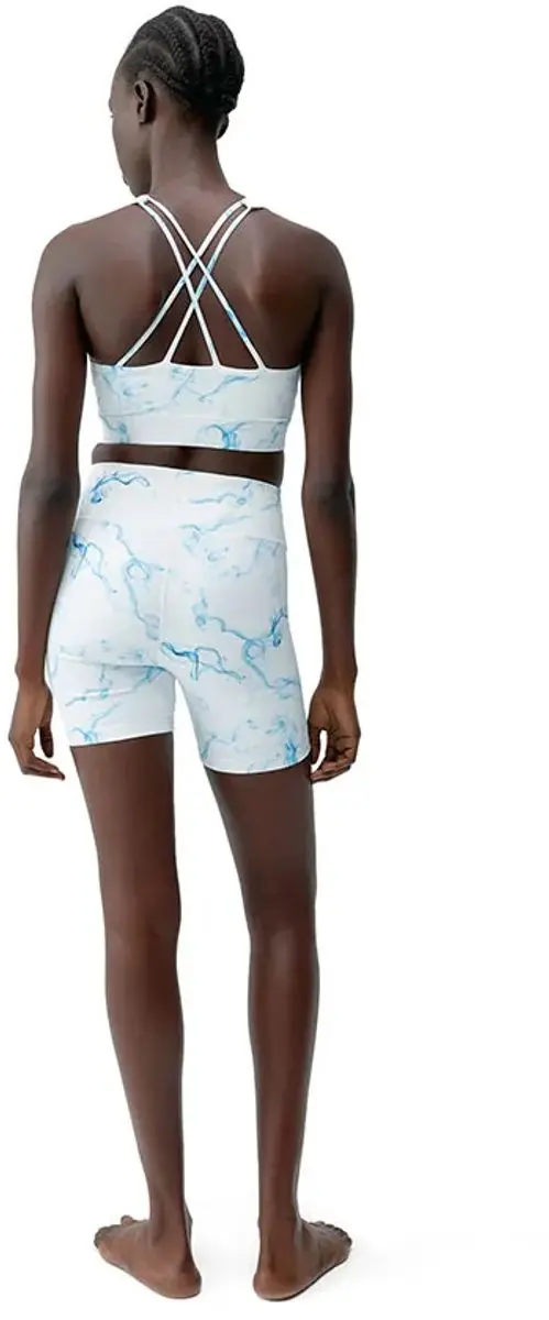 Born Living Yoga Helio Korte Leggings - L - Celadon Blue